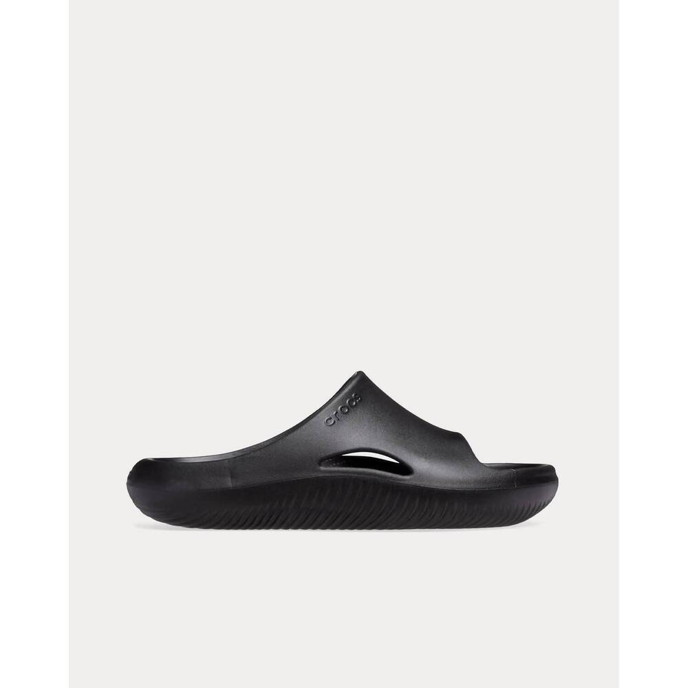 NEW CROCS unisex mellow recovery slides in black